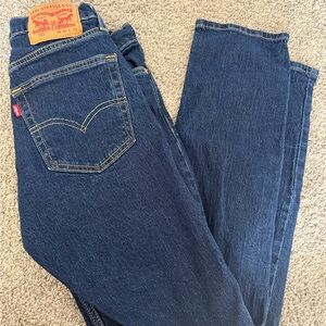 Levi's Dark Blue Straight-Leg Jeans